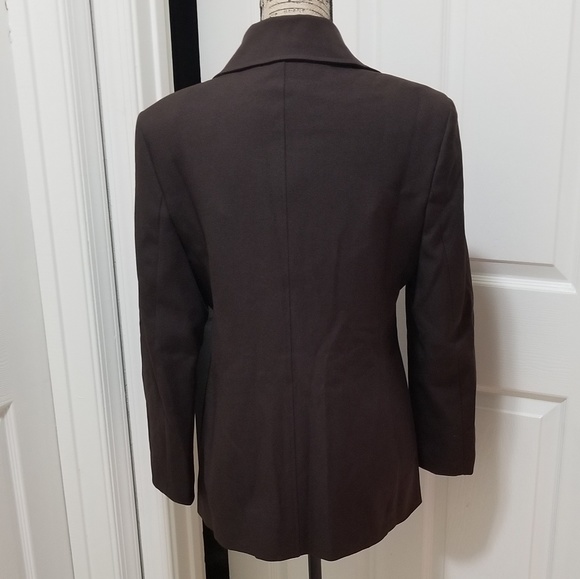 New ZARA 2 Piece Designer Suit in Dark brown. BOTH JACKET and SKIRT Included! - Picture 6 of 8
